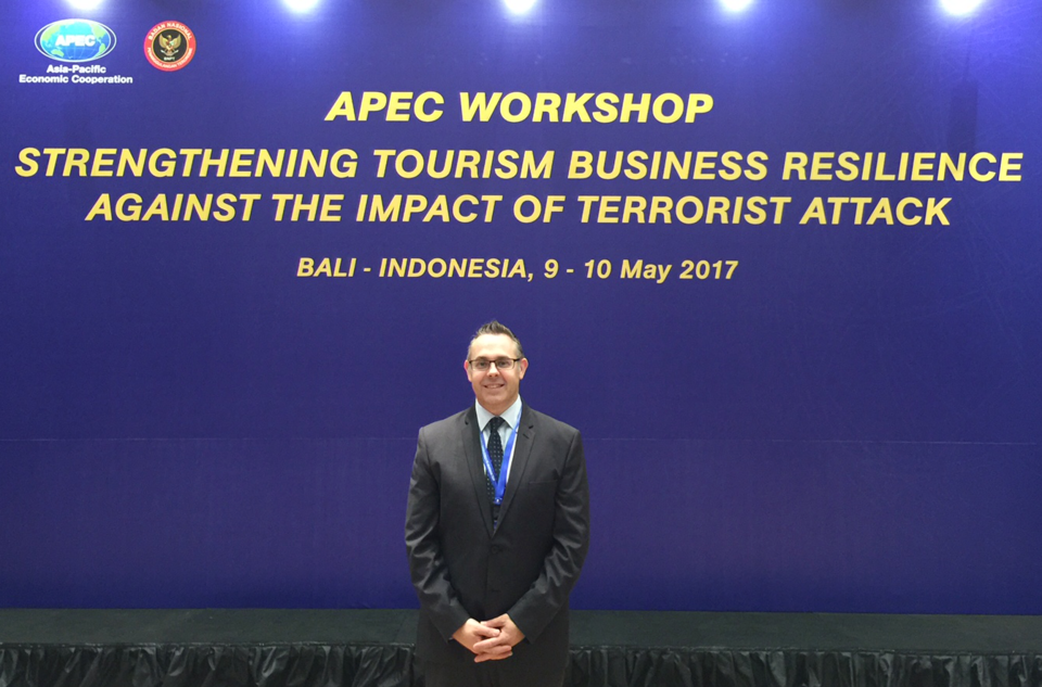 Professor Brent Ritchie at the APEC Workshop in Bali 