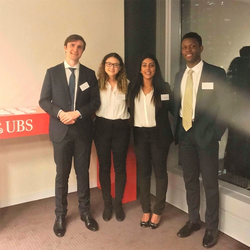 UQ team at the UBS Investment Banking Challenge