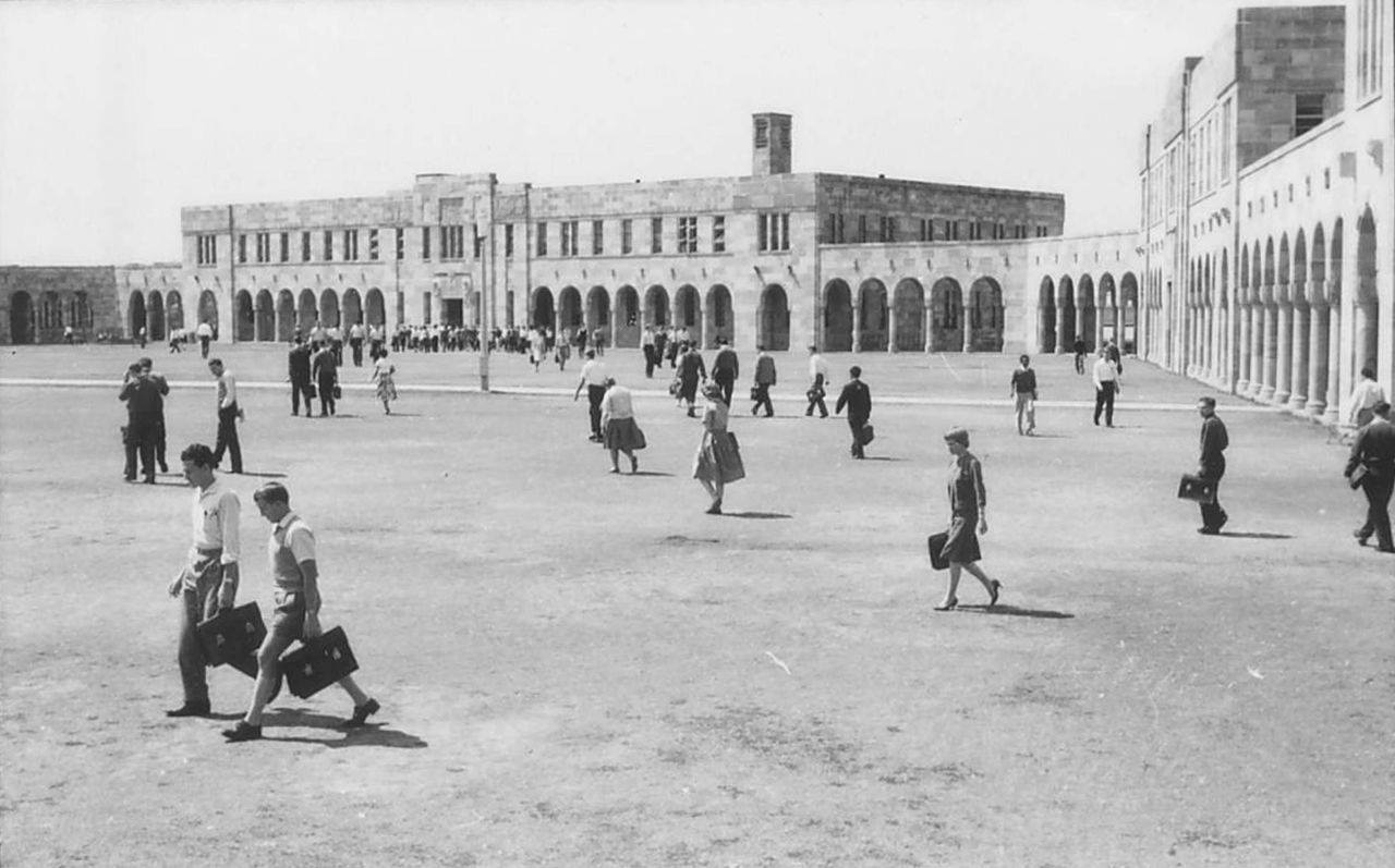 UQ Great Court in 1962